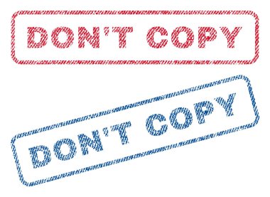 Dont kopya Tekstil pullar