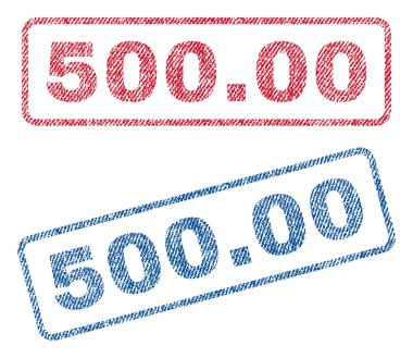 500,00 Tekstil pullar