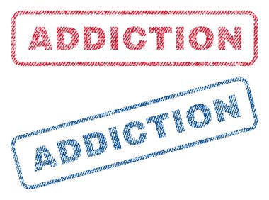 Bağımlılığı Tekstil pullar