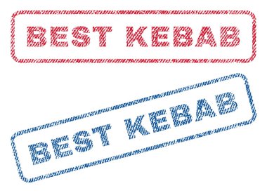 En iyi kebap Tekstil pullar