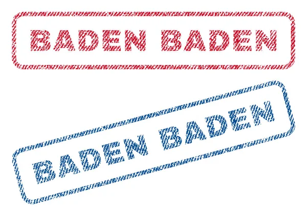 Baden Baden Textile Stamps