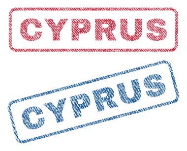 Kıbrıs Tekstil pullar