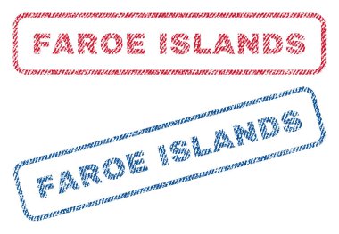 Faroe Adaları Tekstil pullar