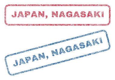 Japonya Nagasaki Tekstil pullar