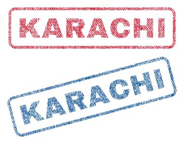 Karaçi Tekstil pullar