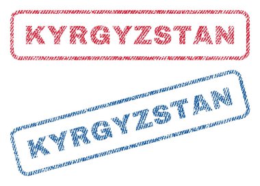 Kırgızistan Tekstil pullar