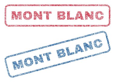 Mont Blanc Textile Stamps