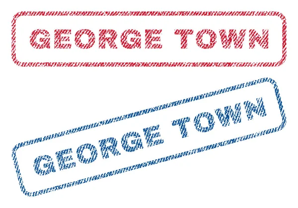 George Town textilní razítka — Stockový vektor
