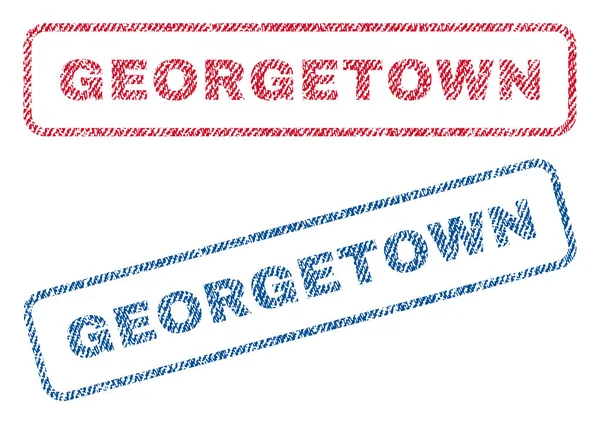 Georgetown textilní razítka — Stockový vektor