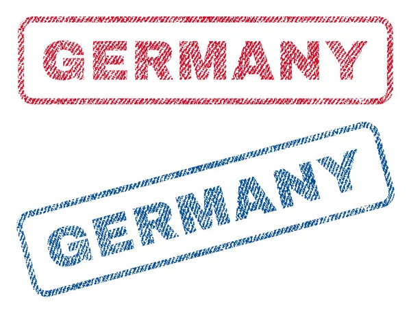 德国纺织邮票 — 图库矢量图片