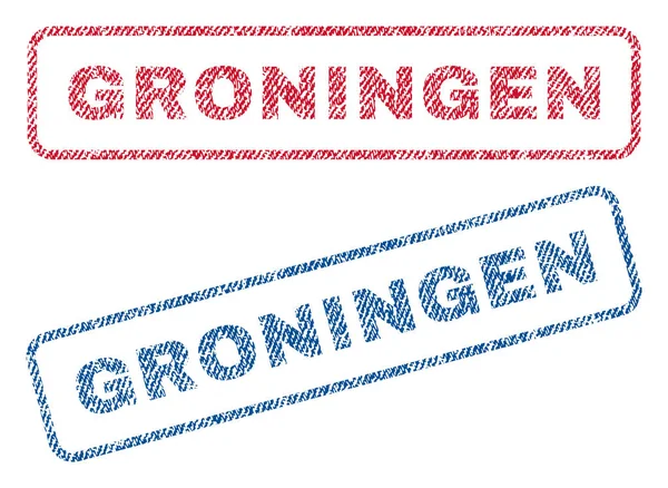 Groningen Tekstil pullar — Stok Vektör