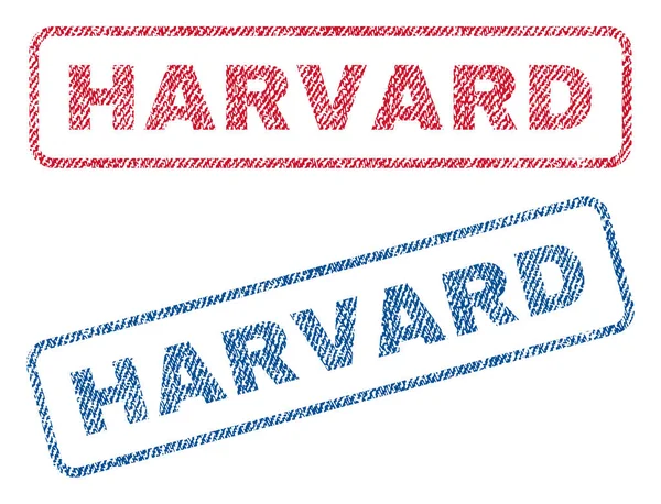 Χάρβαρντ κλωστοϋφαντουργικών γραμματόσημα — Διανυσματικό Αρχείο