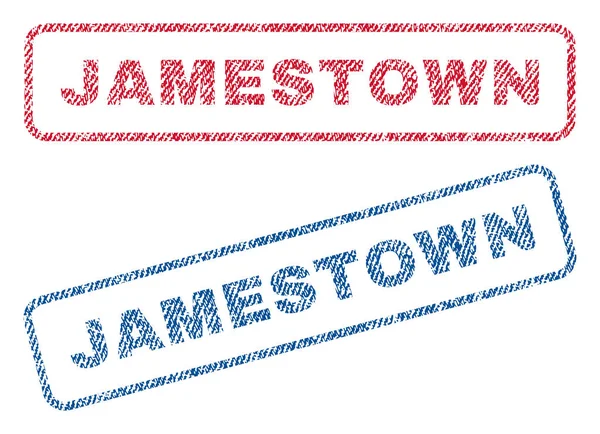 Jamestown textilní razítka — Stockový vektor