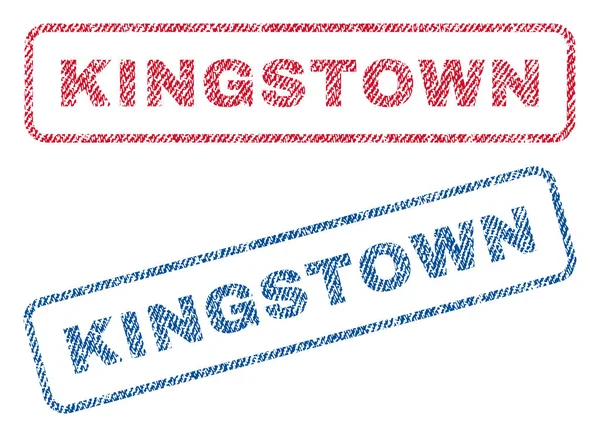 Kingstown textilní razítka — Stockový vektor