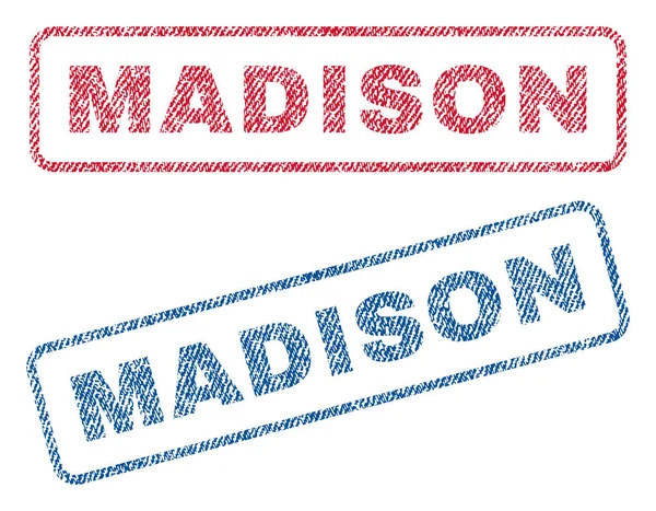 Timbres textiles Madison — Image vectorielle