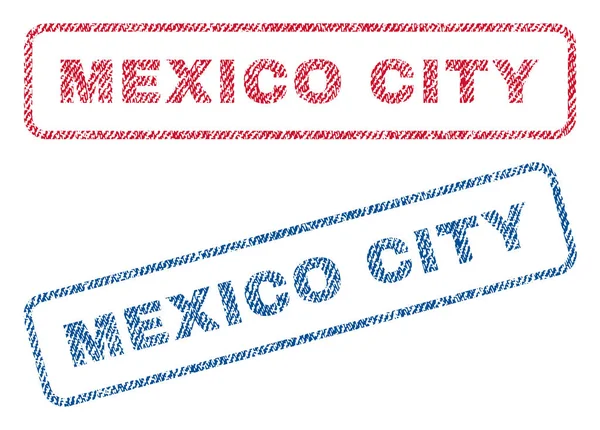 Mexico City Tekstil pullar — Stok Vektör