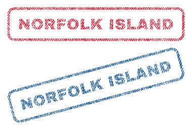 Norfolk Adası Tekstil pullar