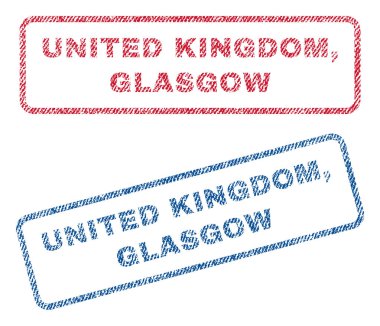 İngiltere Glasgow Tekstil pullar