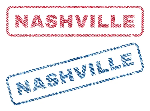 Selos têxteis de Nashville —  Vetores de Stock