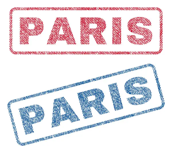 Selos têxteis de Paris — Vetor de Stock