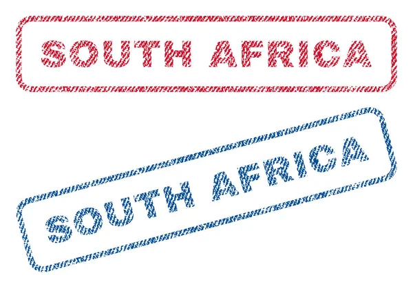 Güney Afrika Tekstil pullar — Stok Vektör