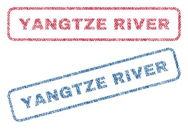 Yangtze Nehri Tekstil pullar