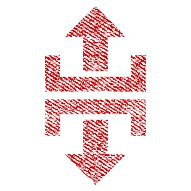 Düşey yönde kumaş dokulu simgesi bölmek