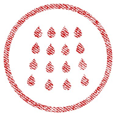 Simge damla kumaş dokulu