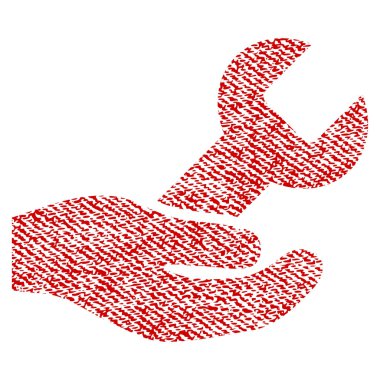 Onarım Servisi kumaş dokulu simgesini