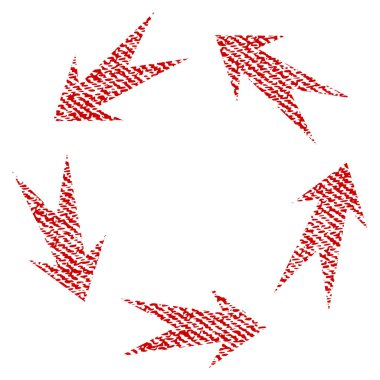 Döndürme kumaş dokulu simgesi