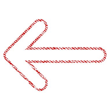 Yuvarlak ok sol kumaş dokulu simgesi