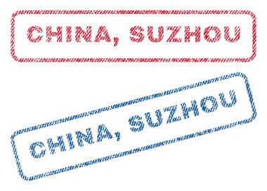 Çin Suzhou Tekstil pullar