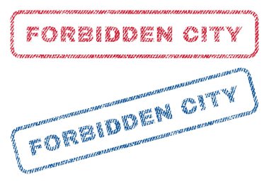 Yasak Şehir Tekstil pullar