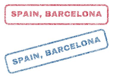 İspanya Barcelona Tekstil pullar