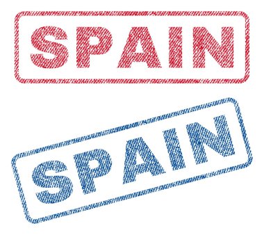 İspanya Tekstil pullar