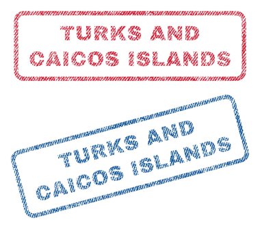 Turks ve Caicos Adaları Tekstil pullar