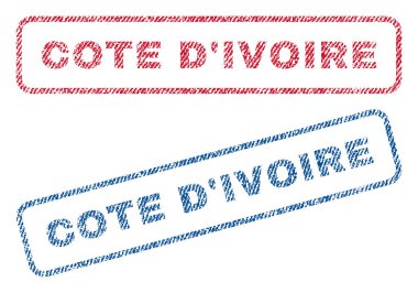 Cote DIvoire Textile Stamps