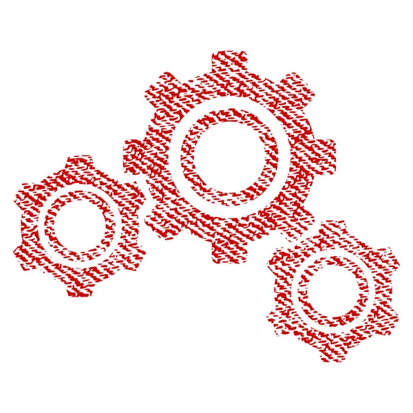 Колеса Тканина Текстурована піктограма — стоковий вектор