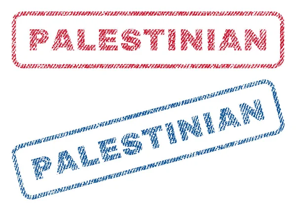 Палестинские текстильные марки — стоковый вектор