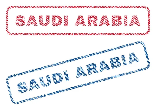 Arabia Saudita Sellos textiles — Archivo Imágenes Vectoriales