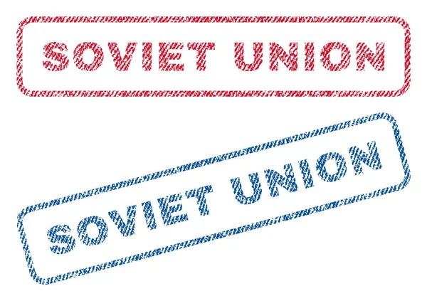 Sovjet-Unie textiel stempels — Stockvector