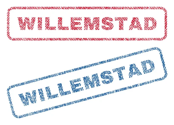 Willemstad Textilstempel — Stockvektor