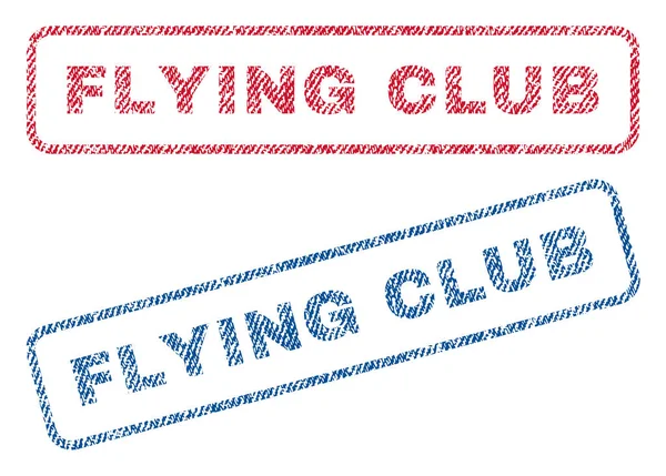 Flying Club włókienniczych znaczki — Wektor stockowy
