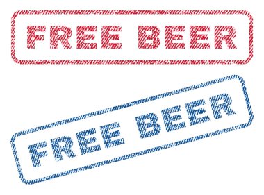 Bedava bira Tekstil pullar