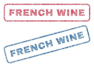 Tekstil pullar Fransız şarap