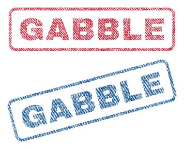 Gevezelik Tekstil pullar