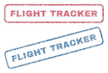 Uçuş İzleyicisi'ni Tekstil pullar