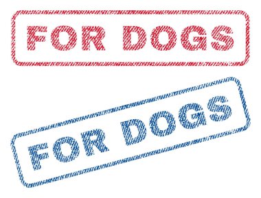 Köpekler Tekstil pullar için