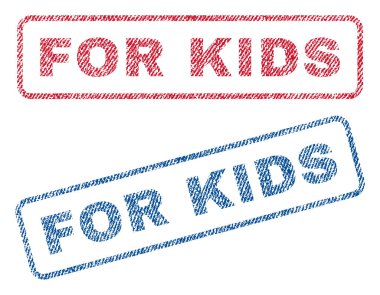 Çocuklar Tekstil pullar için