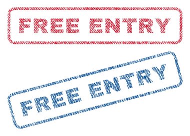 Ücretsiz giriş Tekstil pullar